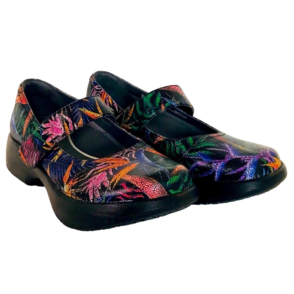 Dansko Willa Paradise Leather Mary Jane Shoes Size 36